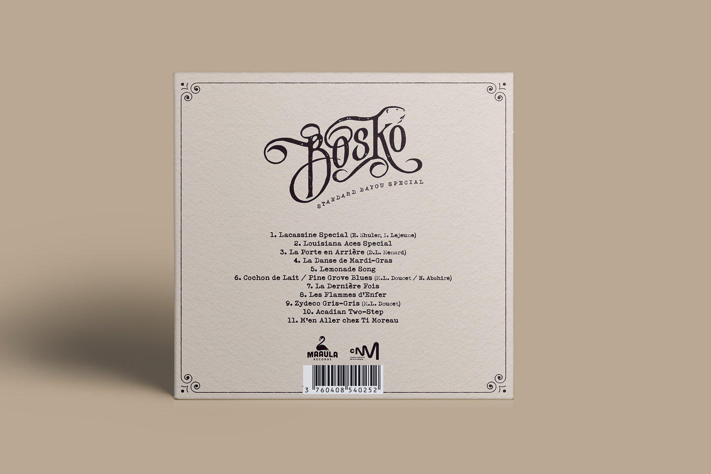 PREVENTE Bosko - Standard Bayou Special CD